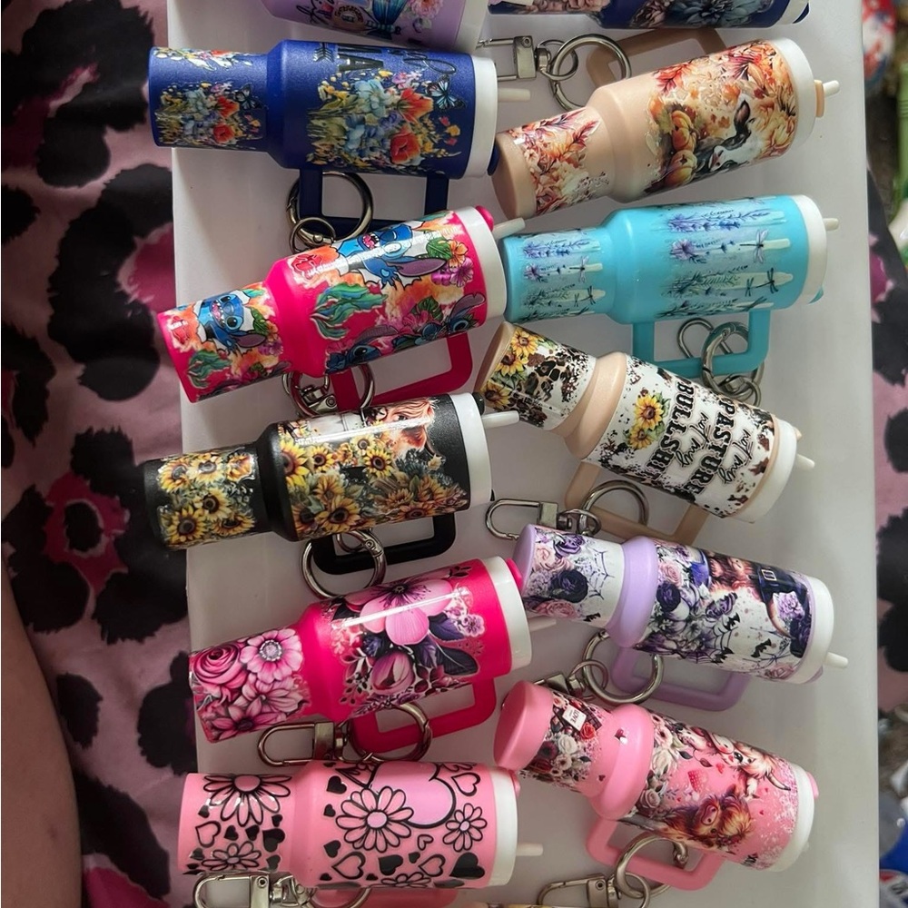 Mini Tumbler Keychains